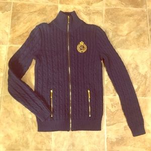 Ralph Lauren zip up sweater